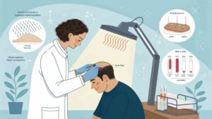 How can dermatology help with hair loss treatment