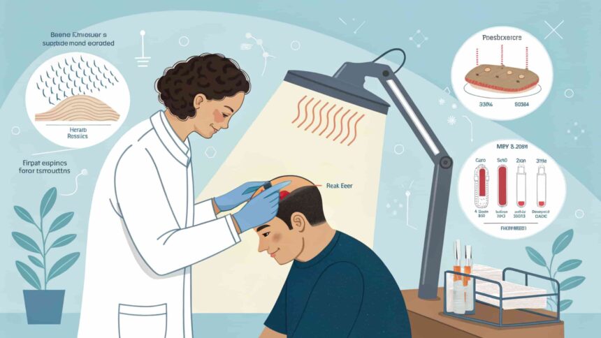 How can dermatology help with hair loss treatment