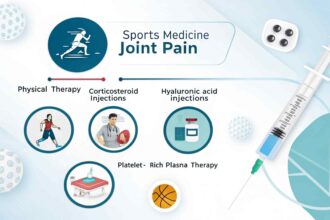 What are the most effective treatments in sports medicine for joint pain